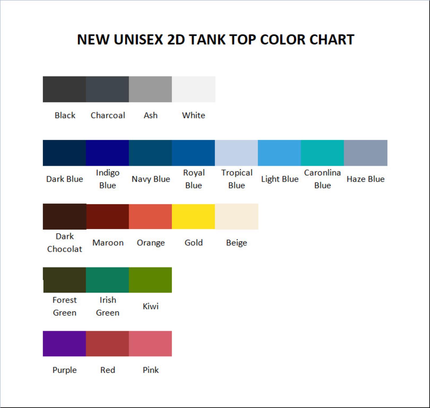 tank top color chart - Omniscient Reader Store